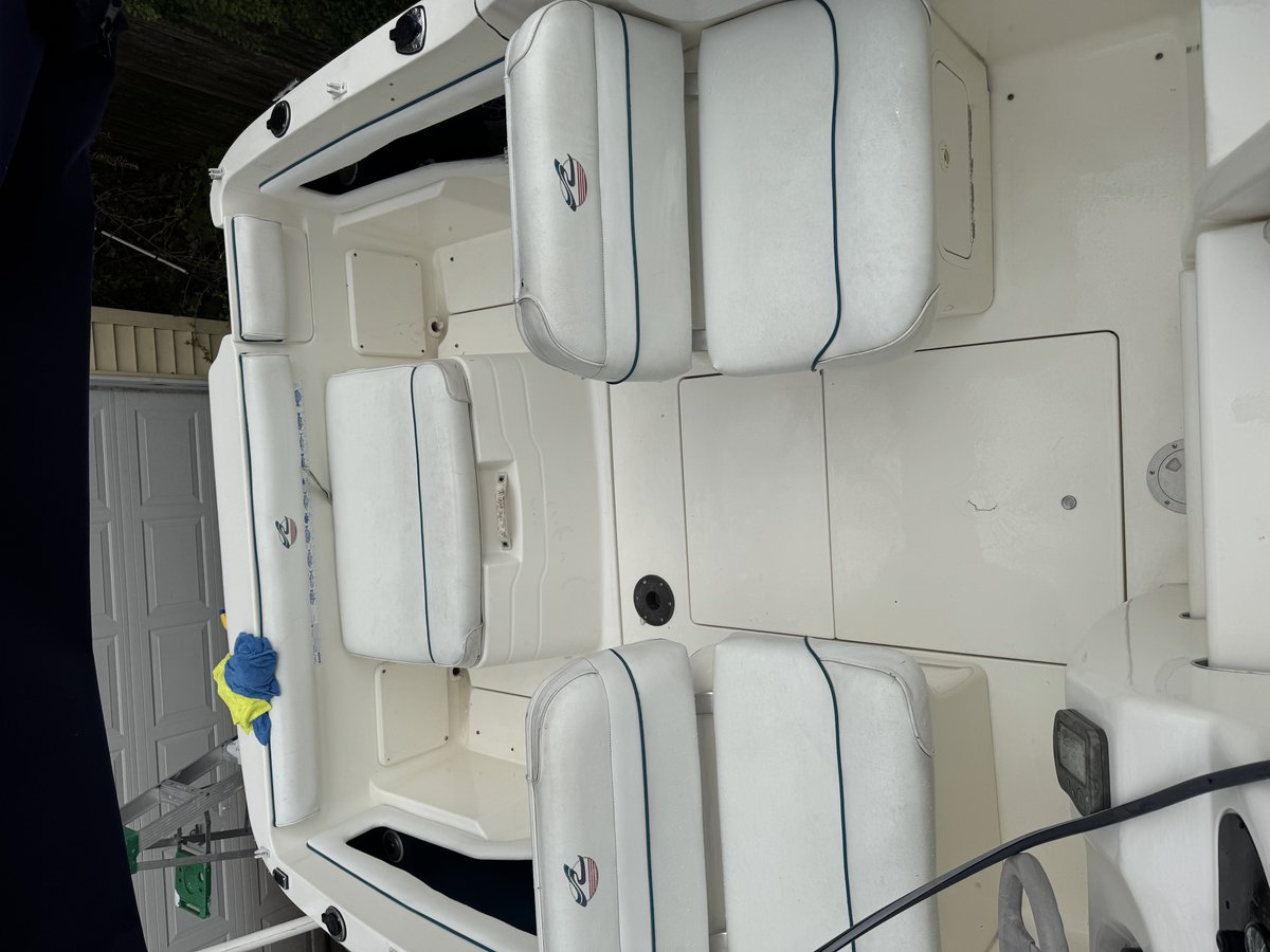 Detailed boat with mirror finish